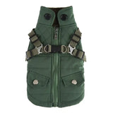 Pet Winter Cotton Dog Clothes Zipper Jacket Dog Supplies - Lootquake