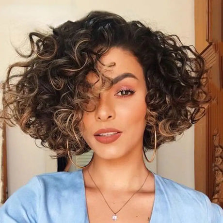 Women's Lace Curly Headgear - Lootquake