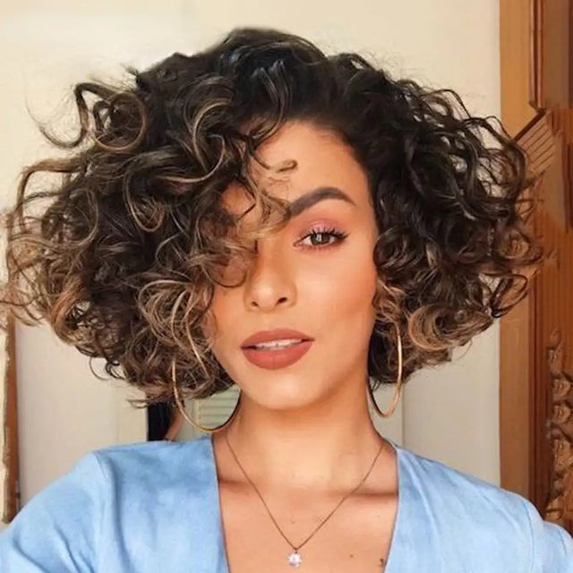 Women's Lace Curly Headgear - Lootquake