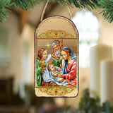 Adorno religioso cristiano de la Natividad con ángel - Decoración inspiradora - 87049