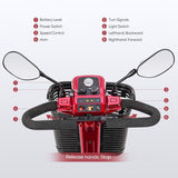 4-wheel Electric Scooter With Basket And Extended Battery - Banned Temu