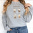 Women's Fashionable Solid Color Printed Long Sleeved Sweatshirt - Lootquake