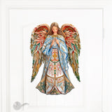 Elegant Angel of Hope Holiday Door Decor by G. Debrekht - Nativity Holiday Decor - 8611073H