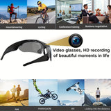 1080P HD Video Camera Glasses, Outdoor Sports DV Camera, Smart Glasses, Wide-Angle 120 ° Glasses Camera, Body Camera, Cycling, Motorcycle, Bicycle, with 64GB Storage Card