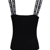 Ladies' Fashionable And Elegant Solid Color Sleeveless Tank Top - Lootquake
