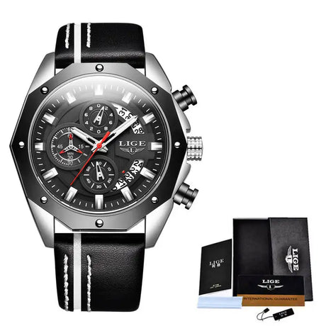 Fashion Mens Watches Top Brand Luxury Silicone Sport Watch Men Quartz Date Clock Waterproof Wristwatch Chronograph - Lootquake