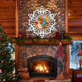 Nativity Snowflake Nativity Door Decor by G. DeBrekht - Nativity Holiday Decor - 8141152H