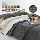 1 funda de cama para perro y manta para mascotas, sofá, colchón, protector de incontinencia para coche, funda de sofá para la mayoría de gatos y perros.