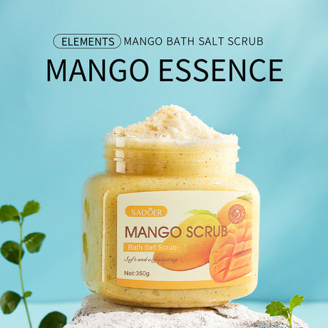 Fruit Bath Salt Scrub Cream Exfoliating Body Care - Lootquake