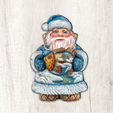 Goldfish Santa Christmas Door Decor by G. DeBrekht - Christmas Santa Snowman Decor - 8118201H