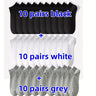 Calcetines tobilleros esenciales (1/5/10/20/30 pares): suaves, ligeros, de corte bajo, versátiles y cómodos para mujer.