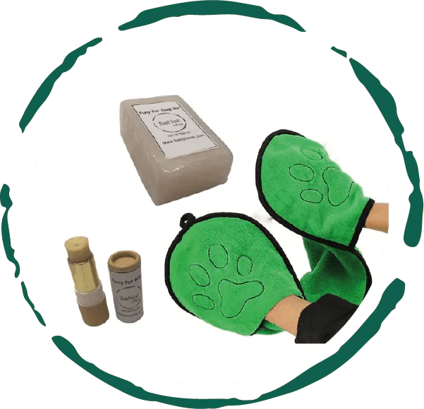 EcoPure Pets: 3-Piece Natural Grooming Kit