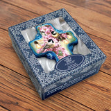 Spring Blossom Icon Cross Glass Ornament by D. Gelsinger - Nativity Holiday Decor - 758-024-DG