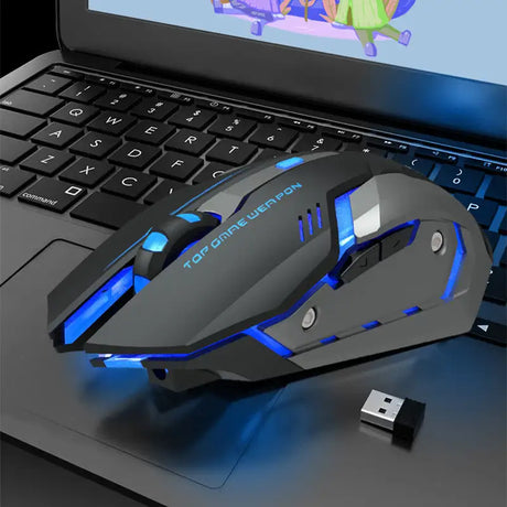 Wireless Charging Silent Gaming Mouse Machinery - Lootquake