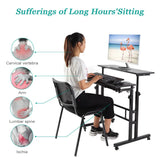 Multi purpose Height Adjustable Laptop Desk Table - Lootquake