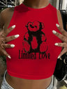 Ladies' Printed Slimming And Slimming Fashion Camisole Vest - Lootquake