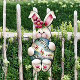 Bunny Hugs Easter Door Decor by Jamie Mills-Price - Easter Spring Decor - 8457602H