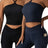 2 Pieces Sports Bra Athletic Running Sports Bra - Lootquake