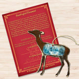 Baby Deer Wooden Ornaments by Nature Wonders - Wildlife Holiday Decor - 8198216