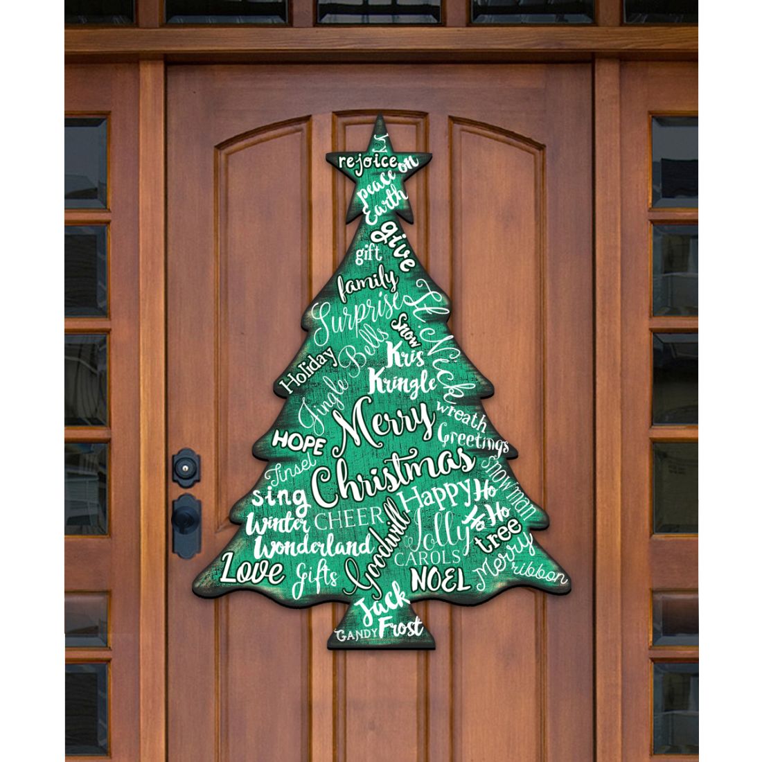 Merry Christmas Decorative Door Decor - Christmas Decor - 8198812-2H