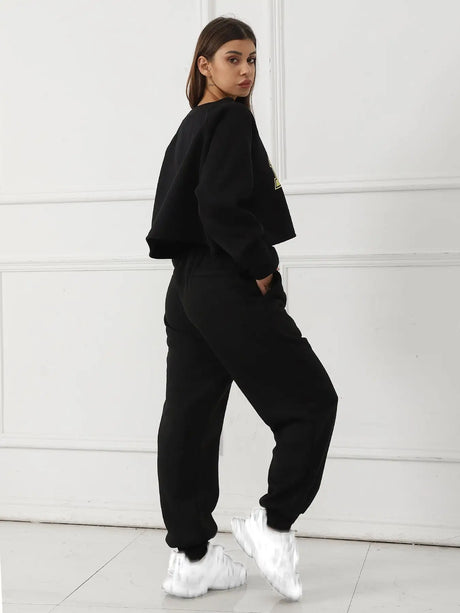 Women's Long Sleeved Hoodie Set - Lootquake
