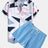 Men's Casual Suit 3D Digital Printing Short Sleeve Shirt Hawaii Suit - Lootquake