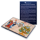 Papá Noel de todo el mundo - Papá Noel inspirado en Grecia - Juego de 3 adornos de madera de G. DeBrekht - Decoración navideña de Papá Noel y muñeco de nieve - 8091316S3