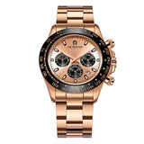 Stainless Steel Waterproof Multi-function Running Watch