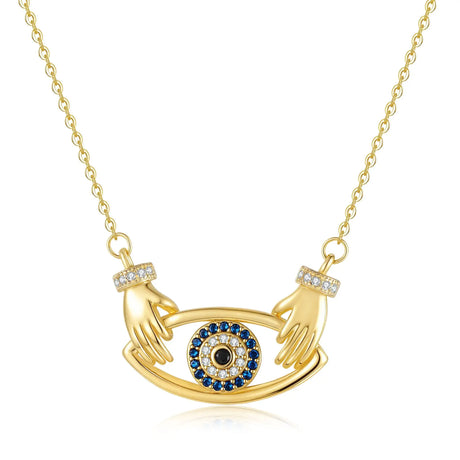 Necklace Women's Fashion Hands Hug Pendant - Lootquake