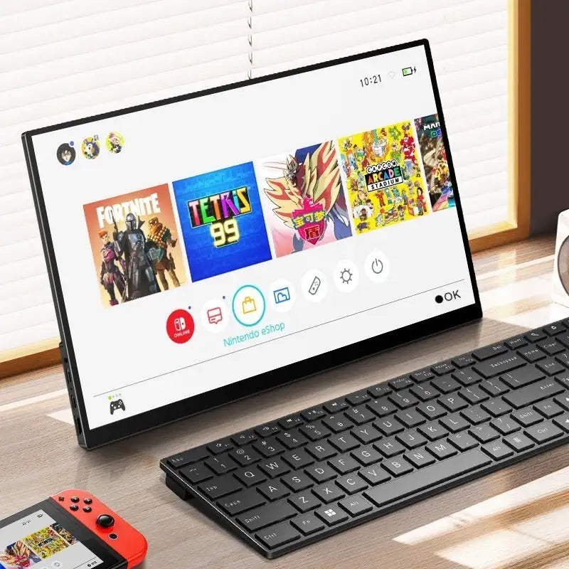 Touch Portable Monitor Mobile Phone Computer Game External Expansion Screen - Lootquake