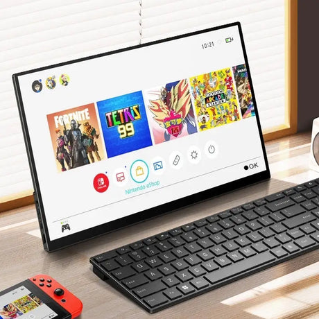 Touch Portable Monitor Mobile Phone Computer Game External Expansion Screen - Lootquake