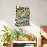 Arte mural caprichoso de reptiles, peces y anfibios de Laura Seeley - Decoración infantil Love Family - 8513011-LS