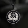 Egyptian Scarab Eye of Horus Stainless Steel Necklace