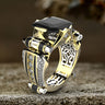 Electroplated Diamond-Set Brass Engagement Ring
