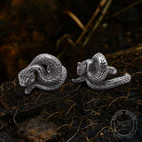Entwined Snake Stainless Steel Ear Clip
