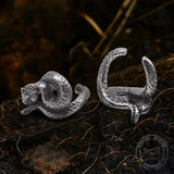 Entwined Snake Stainless Steel Ear Clip