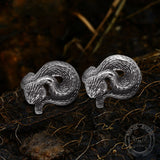 Entwined Snake Stainless Steel Ear Clip