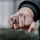 Entwined Snake Stainless Steel Ring