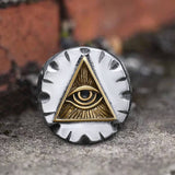 Eye Of Providence Stainless Steel Masonic Ring