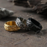 Eye of Providence Stainless Steel Spinner Ring