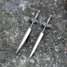 Eye of Providence Sword Stainless Steel Stud Earring