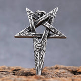 Eye Of Ra Pentagram Stainless Steel Pendant
