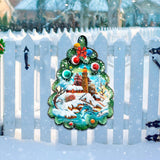 Faro navideño para puerta, decoración navideña de G. DeBrekht - Decoración costera - 8119185H