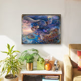 Queen of the Night Fantasy Wooden Wall Art by Josephine Wall - Fantasy Decor - 852127-JW