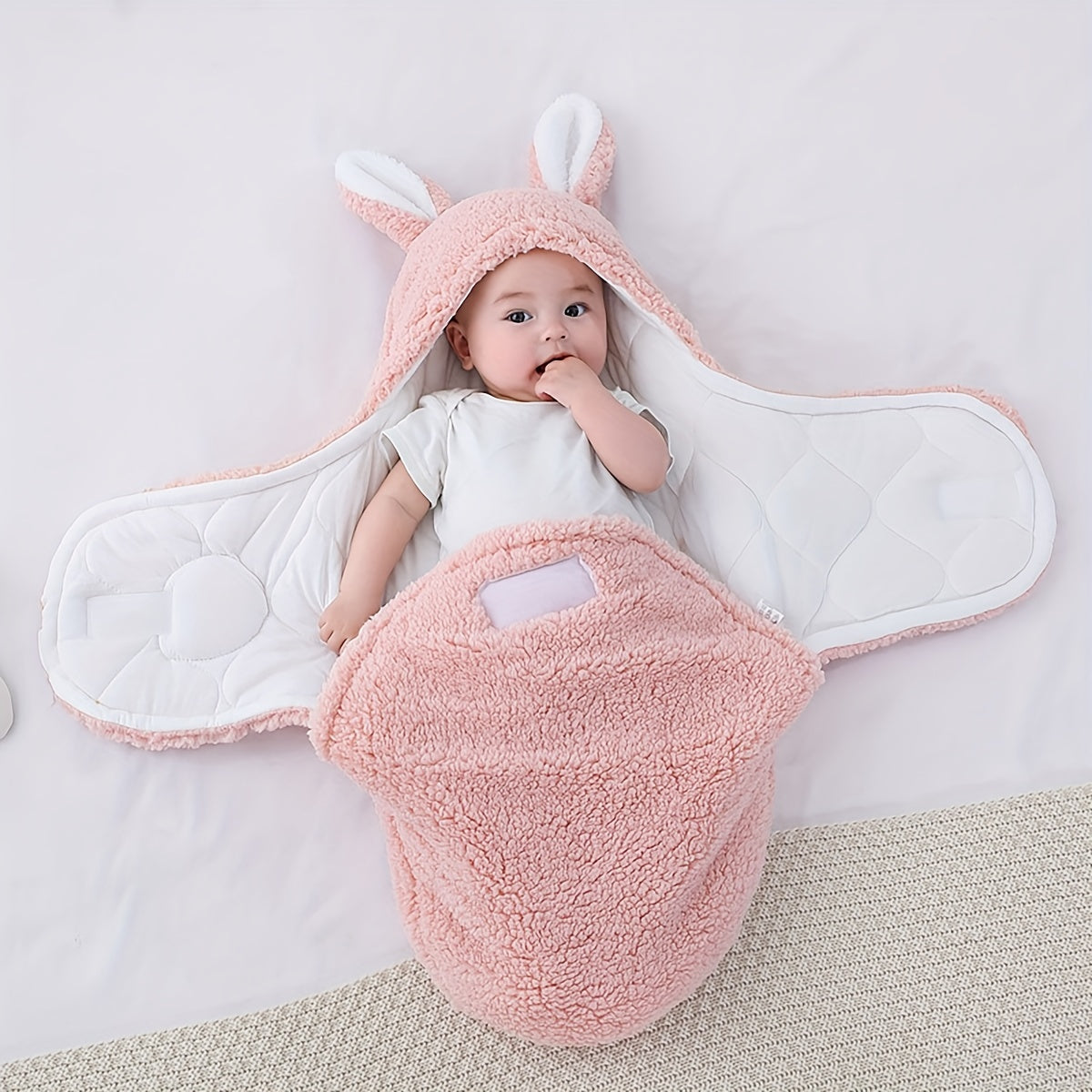 Gigoteuse luxueuse et douce pour bébé - Couverture douillette et chaleureuse pour les 0 à 6 mois - Gigoteuse sécurisée pour filles et garçons - Cadeau unisexe idéal pour Noël, Halloween et Thanksgiving