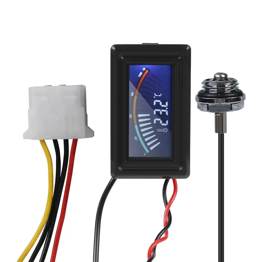 PC Water Cooling System Pointer Display Thermometer Temperature Meter - Lootquake