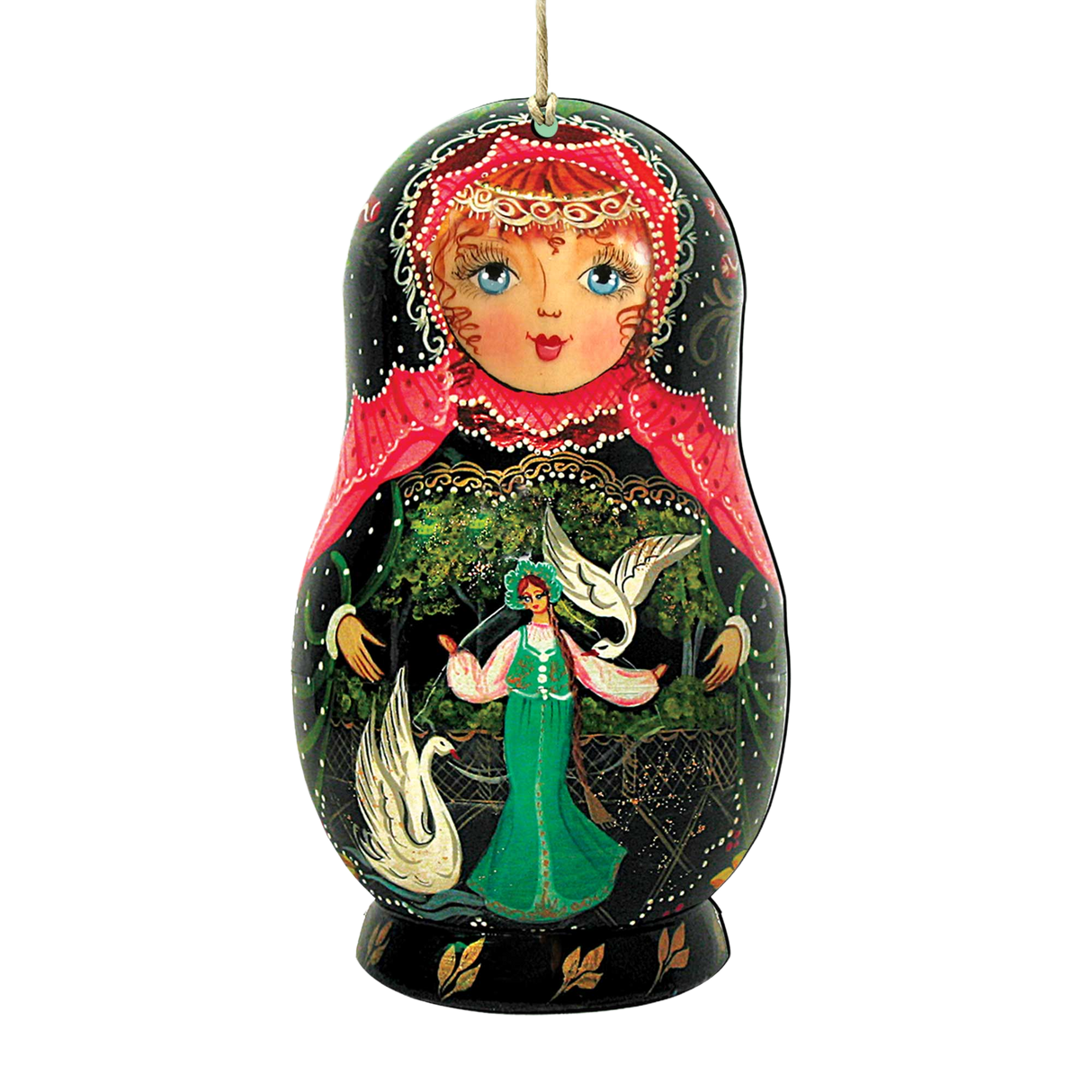 Nesting Doll Wooden Ornaments by G. DeBrekht - Christmas Decor - 8115990