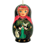 Nesting Doll Wooden Ornaments by G. DeBrekht - Christmas Decor - 8115990