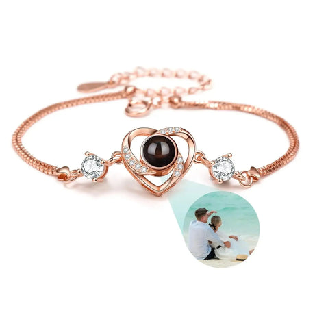Creative And Simple S925 Silver Projection Bracelet - Lootquake