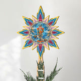 Coastal Nutcracker Tree Topper Wooden Decor by G. Debrekht - Coastal Holiday Decor - 895113